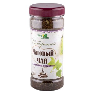Чай Травы Байкала Чаговый с листьями смородины (90г)