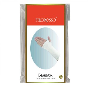 Бандаж для лучезапястного сустава "Filorosso®", размер 3, обхват 21-23 см, черные, компрессионные лечебно-профилактические 5208
