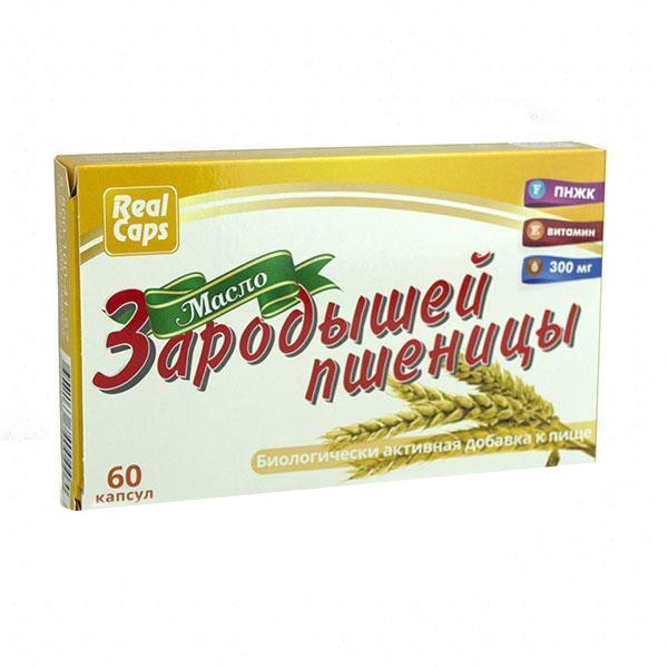 Зародышей пшеницы масло - БАД, № 60 капс. х 0,3 г (блистер)