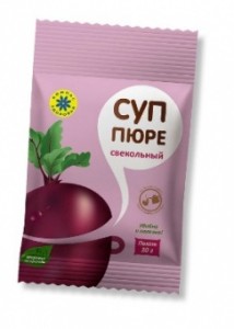 Суп-пюре "Свекольный", 30 г, марка "Компас Здоровья"