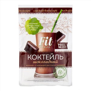 Коктейль белково-углеводный "Шоколад", 30 г, т. м. "ФитПарад®", пакет-саше